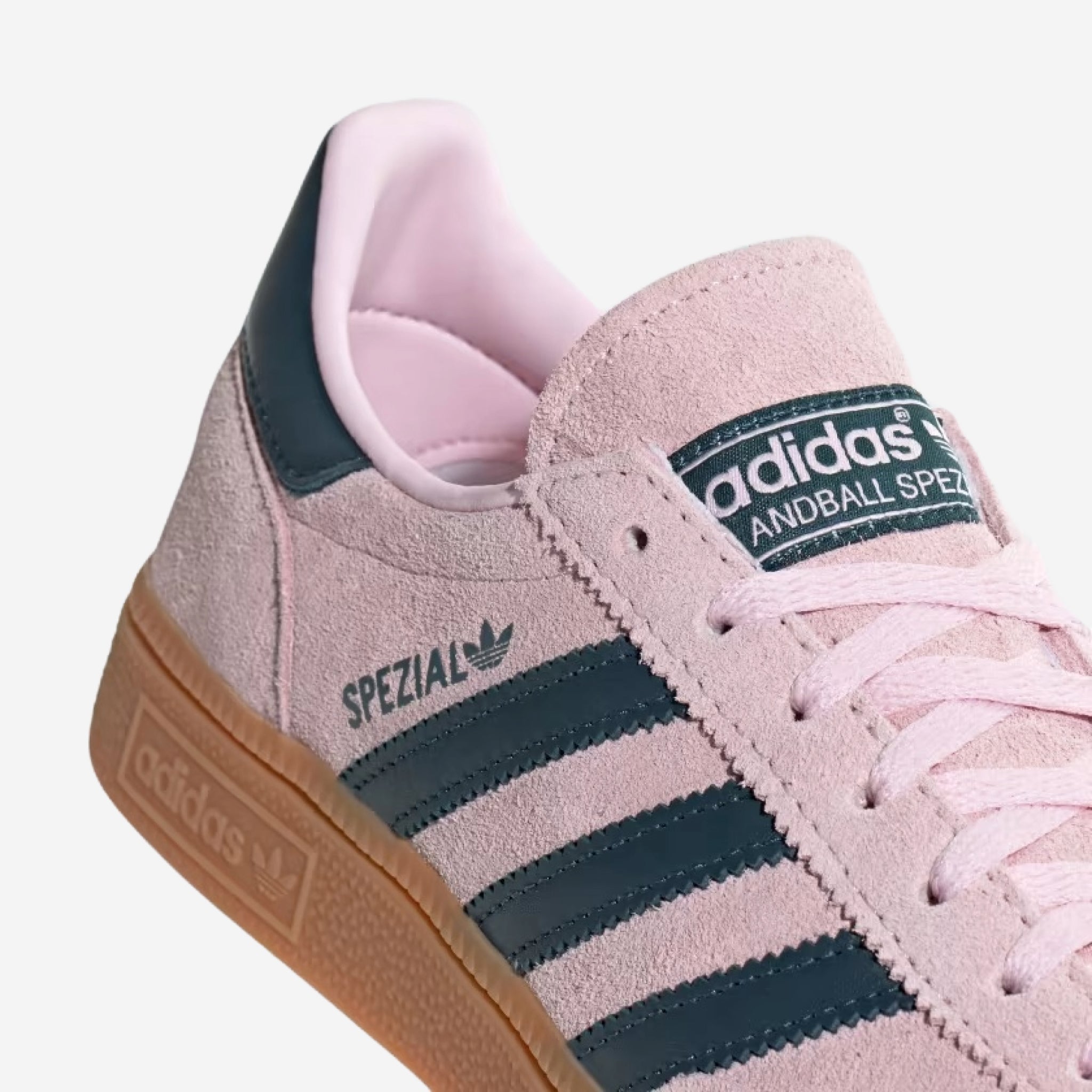 Adidas Handball Spezial Clear Pink Arctic Night Detail Veters