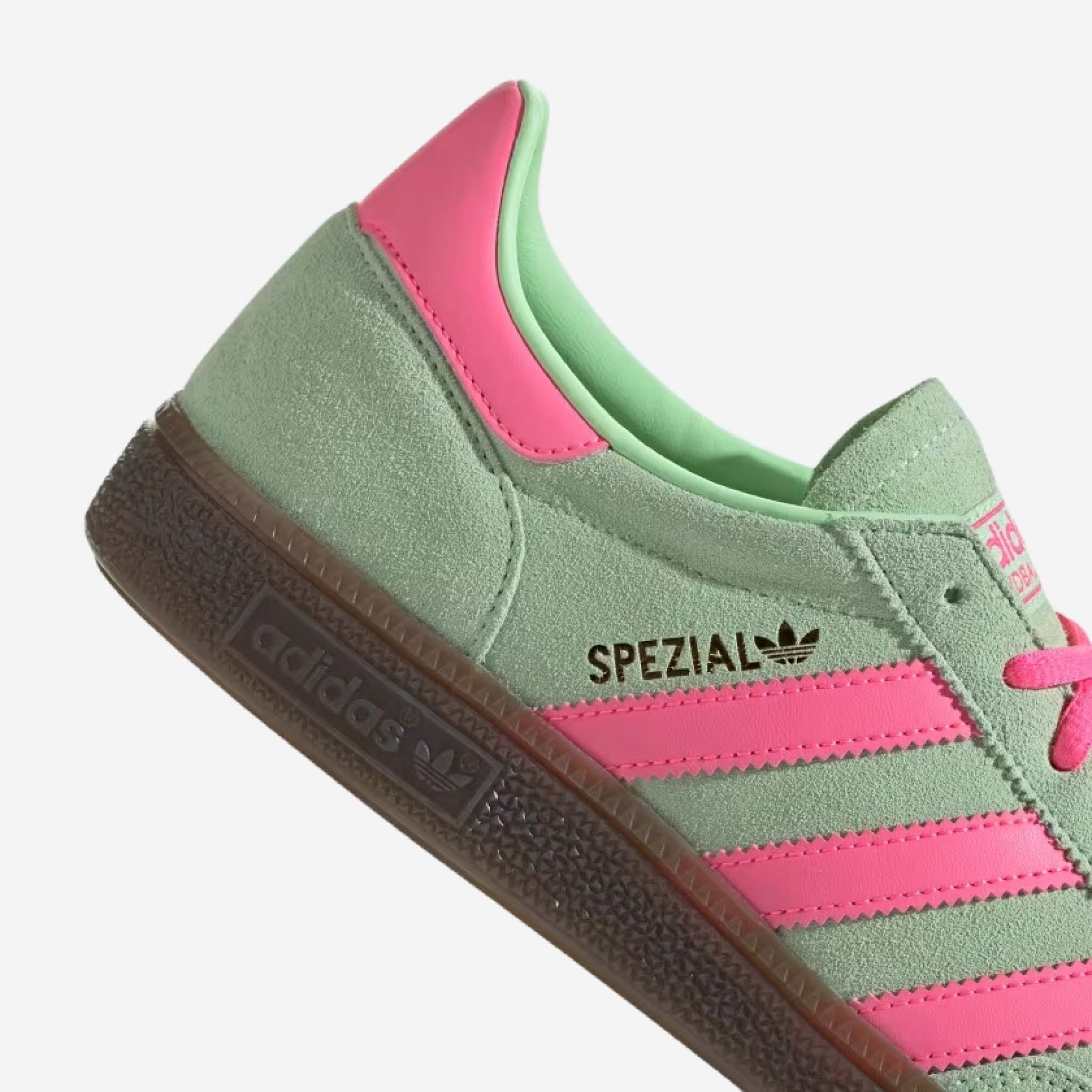 Adidas Handball Spezial Semi Green Spark Details