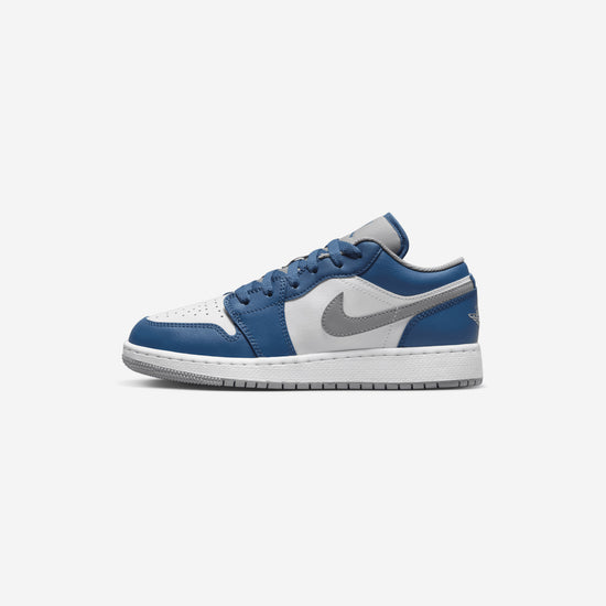 Air Jordan 1 Low GS True Blue Cement